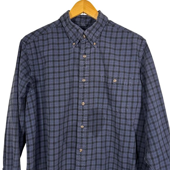 Eddie Bauer Mens Heritage Plaid Long-Sleeve Casual Button-Down Shirt Size Large - Picture 2 of 6